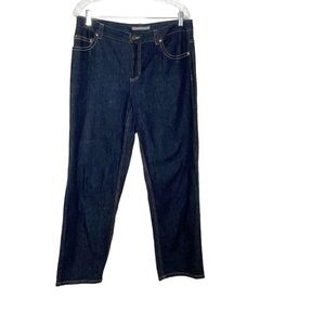 LIZ Claiborne straight leg dark wash jeans pants. Size 10S